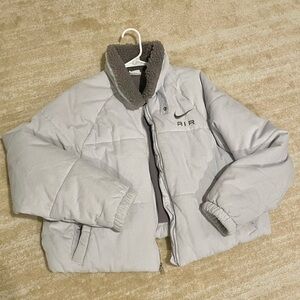 Nike Gray Puffer Jacket